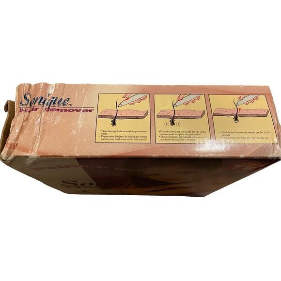 Sonique Hair Removal System Only As Seen On TV Beauty Tools Cosmetic Vintage - Picture 4 of 15
